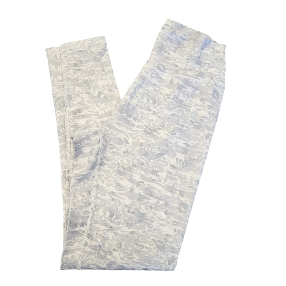 Prana Gray Print High Rise Leggings Womens Small